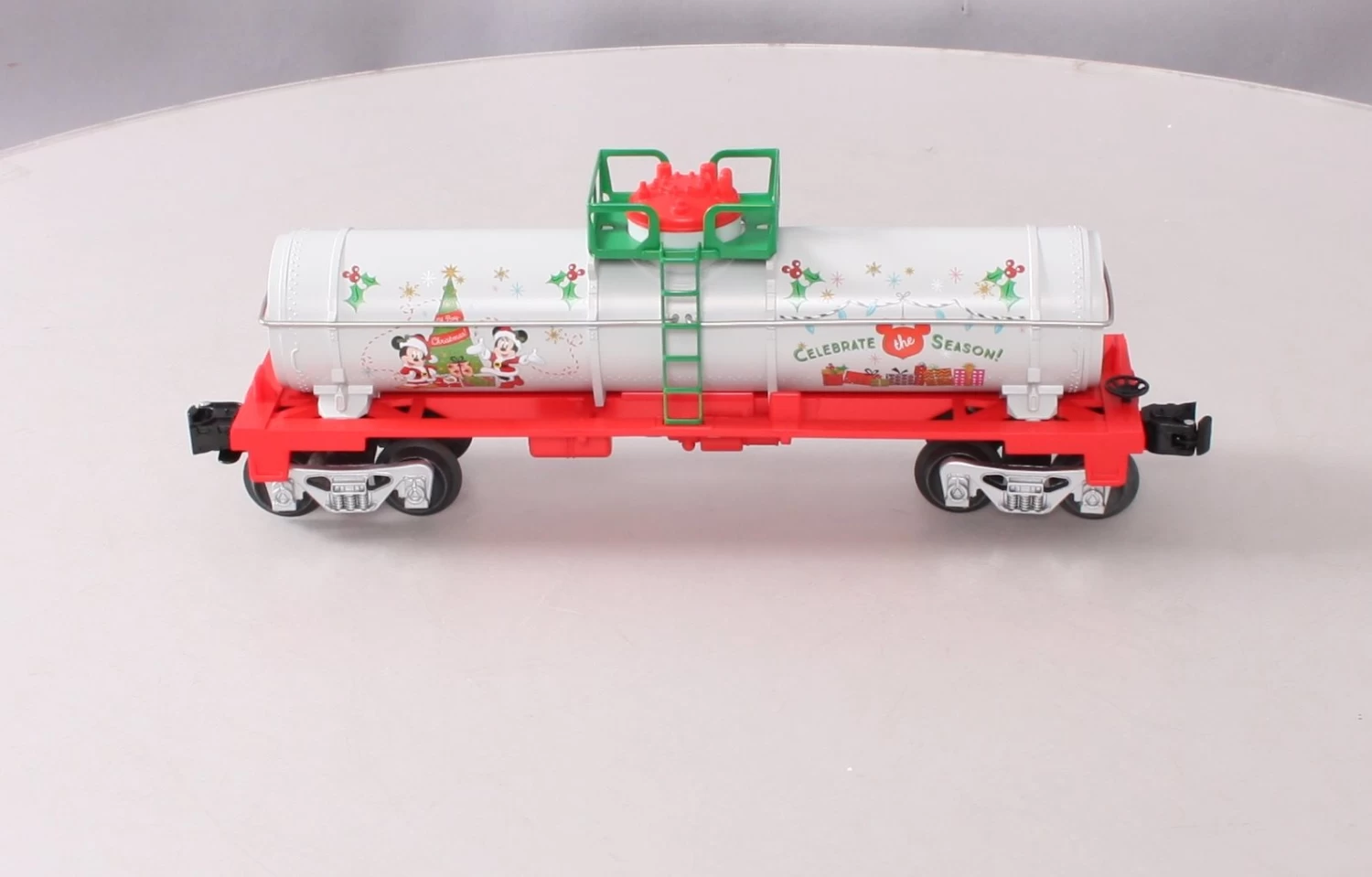 Lionel 2028360 O Mickey & Friends Christmas Tank Car 4 Lionel 2028360 O Mickey & Friends Christmas Tank Car - Image 2