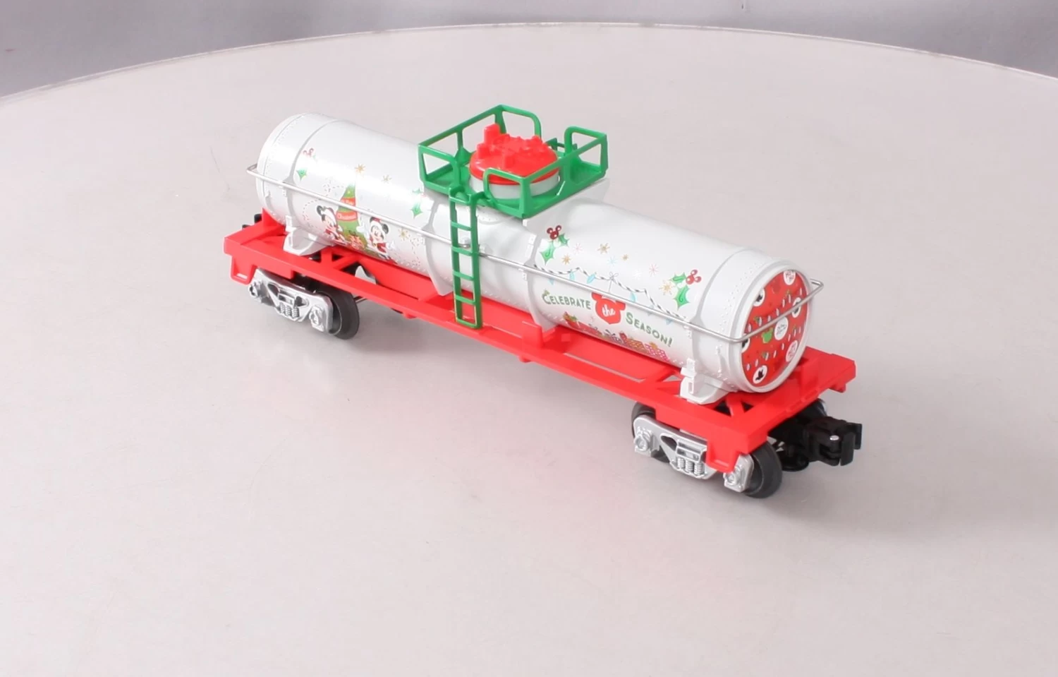 Lionel 2028360 O Mickey & Friends Christmas Tank Car 8 Lionel 2028360 O Mickey & Friends Christmas Tank Car - Image 6