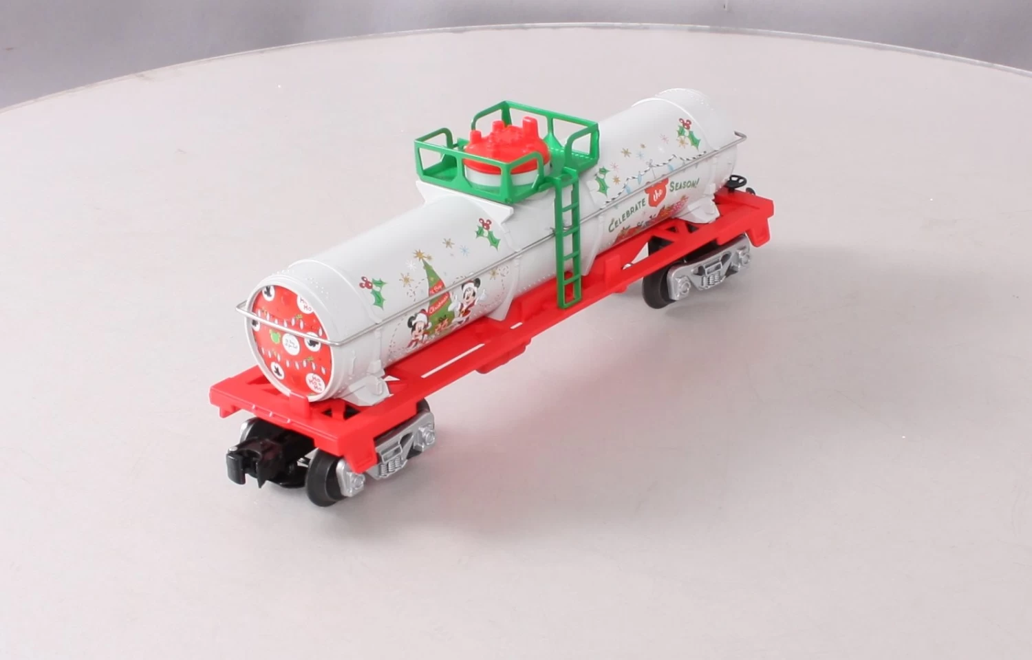 Lionel 2028360 O Mickey & Friends Christmas Tank Car 10 Lionel 2028360 O Mickey & Friends Christmas Tank Car - Image 8