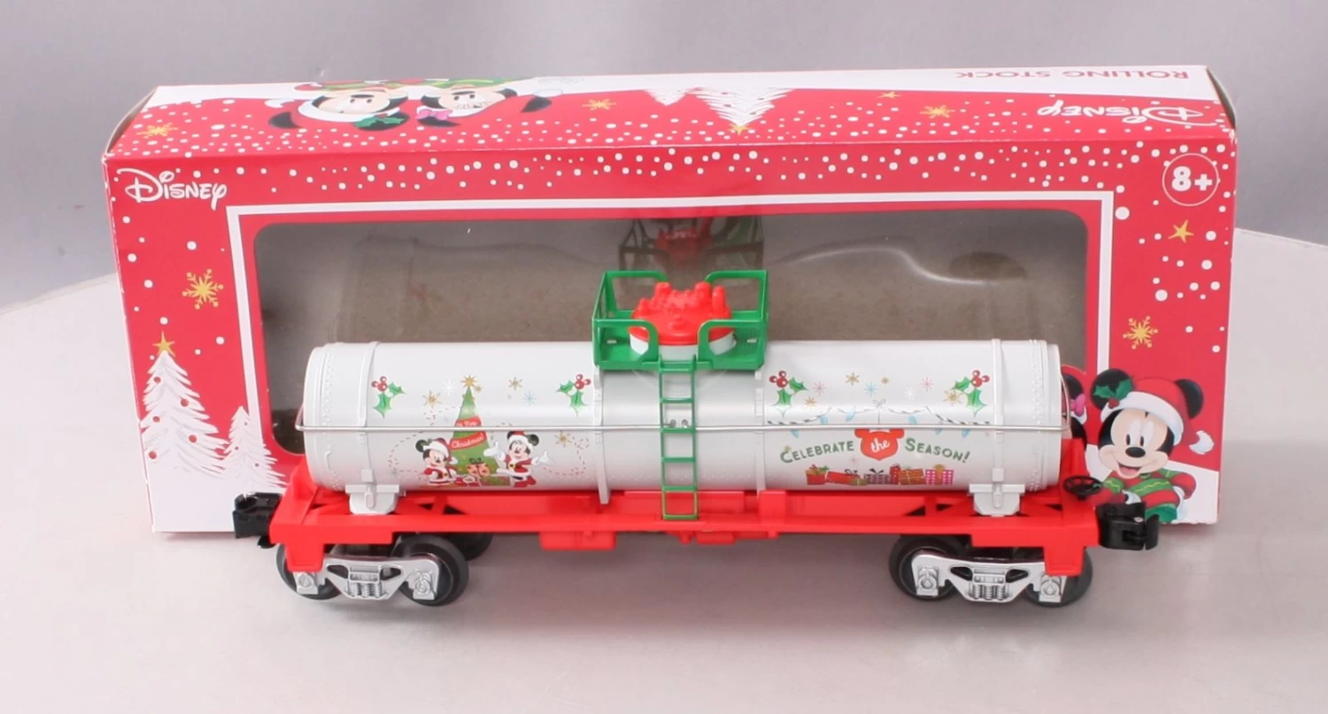 Lionel 2028360 O Mickey & Friends Christmas Tank Car 3 Lionel 2028360 O Mickey & Friends Christmas Tank Car