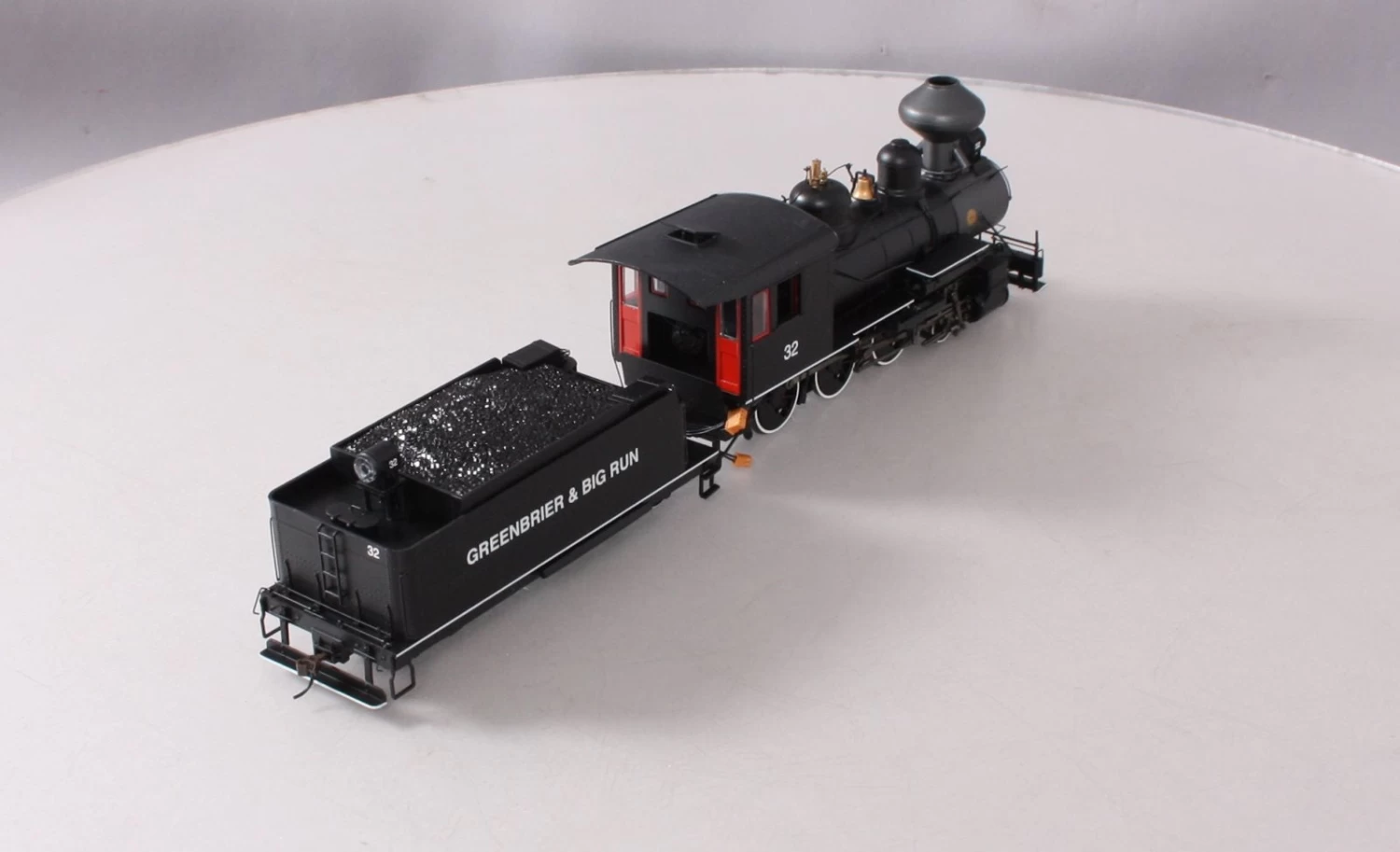 Bachmann 28906 On30 Greenbrier & Big Run Lumber Co. 4-6-0 Steam Loco #32 W DCC 7 Bachmann 28906 On30 Greenbrier & Big Run Lumber Co. 4-6-0 Steam Loco #32 W DCC - Image 5