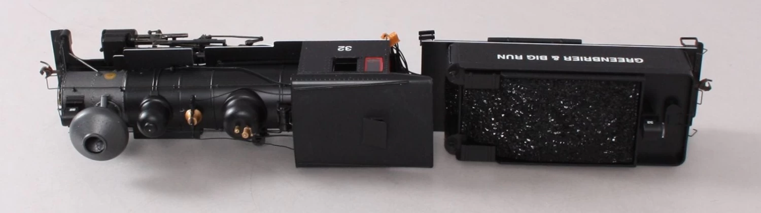 Bachmann 28906 On30 Greenbrier & Big Run Lumber Co. 4-6-0 Steam Loco #32 W DCC 11 Bachmann 28906 On30 Greenbrier & Big Run Lumber Co. 4-6-0 Steam Loco #32 W DCC - Image 9