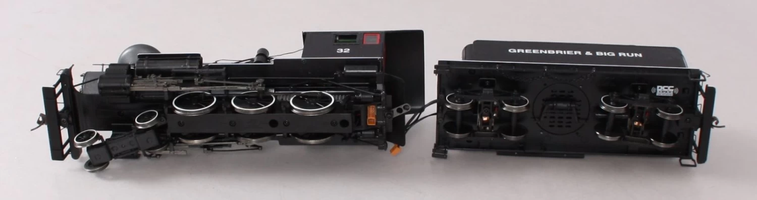 Bachmann 28906 On30 Greenbrier & Big Run Lumber Co. 4-6-0 Steam Loco #32 W DCC 12 Bachmann 28906 On30 Greenbrier & Big Run Lumber Co. 4-6-0 Steam Loco #32 W DCC - Image 10