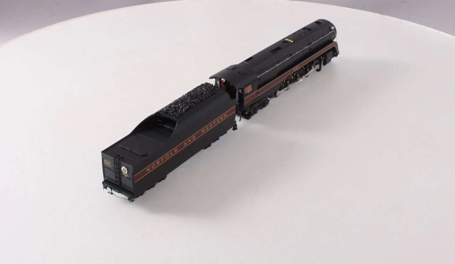 MTH 80-3146-1 HO Norfolk & Western J Class 4-8-4 Steam Engine W/PS 3.0 #611 6 MTH 80-3146-1 HO Norfolk & Western J Class 4-8-4 Steam Engine W/PS 3.0 #611 - Image 4