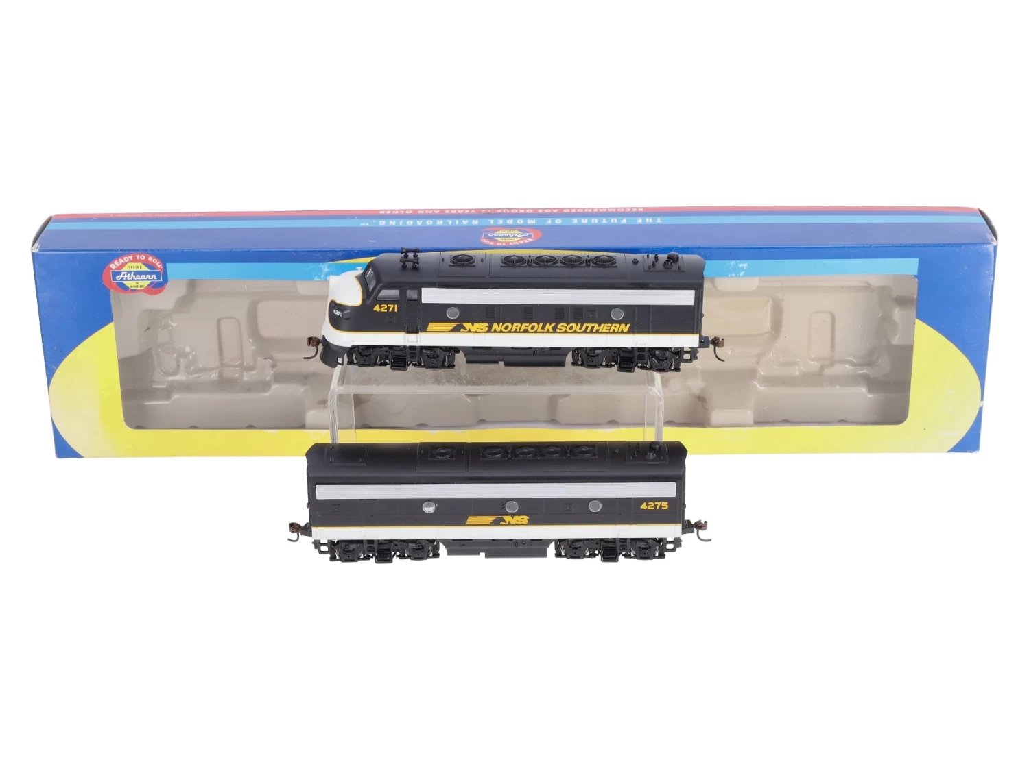 Athearn 80189 HO NS/Executive F7A-F7B Diesel Locomotive #4271/#4275 (Set Of 2) 2 Athearn 80189 HO NS/Executive F7A-F7B Diesel Locomotive #4271/#4275 (Set Of 2)