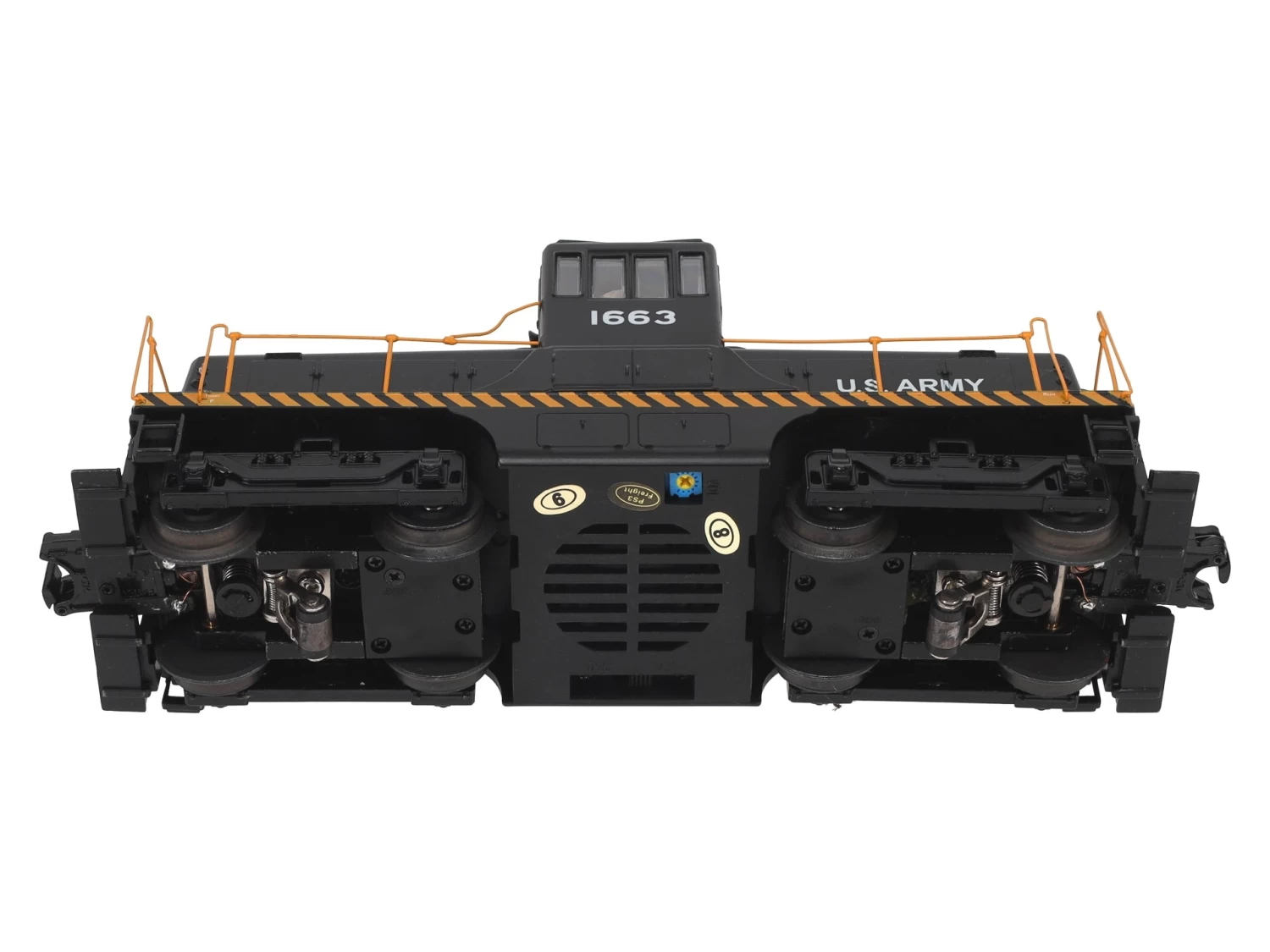 MTH 20-20874-1 O U.S. Army 44 Ton Phase 3 Diesel Engine #1663 12 MTH 20-20874-1 O U.S. Army 44 Ton Phase 3 Diesel Engine #1663 - Image 10