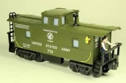 RMT 969312 O Gauge US Army Caboose #714
