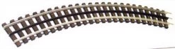 Gargraves WT-32-102 O Phantom Stainless 32" Curve Wood Tie Sectional Track