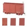 Bachmann 26551 On30 Data Only 18' Wood Boxcar W/Murphy Roof Oxide Red (2) 1 Bachmann 26551 On30 Data Only 18' Wood Boxcar W/Murphy Roof Oxide Red (2) -Best Toy Model Store 3676612
