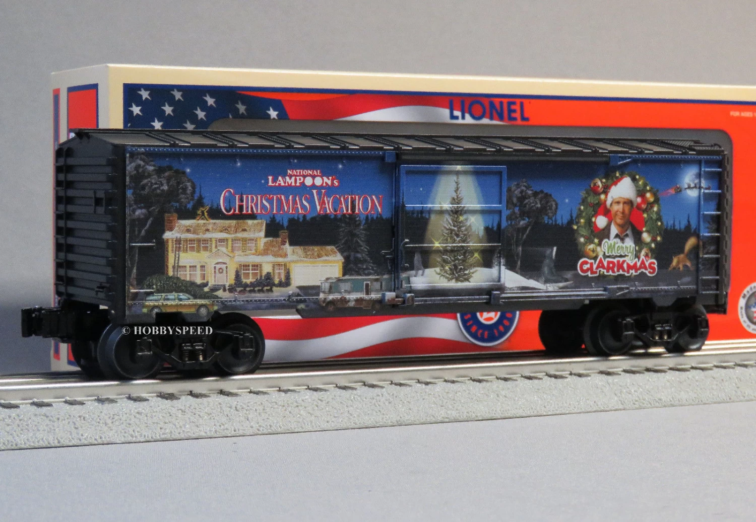 Lionel 6-83778 O Christmas Vacation Boxcar 3 Lionel 6-83778 O Christmas Vacation Boxcar