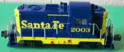 RMT 994141 O Santa Fe Beep Diesel Locomotive Shell