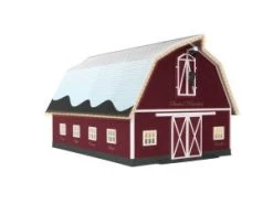 Lionel 2229120 O Assembled Plug-Expand-Play Christmas Barn