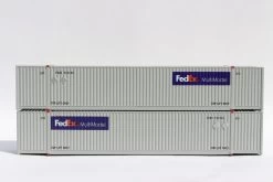 JTC Model Trains 537023 N FedEx Multimodal 53' HC 8-55-8 Corrugated Containers
