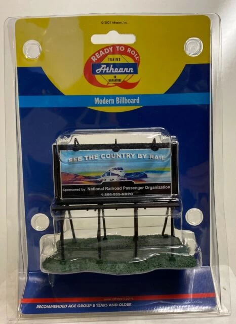 Athearn 7630 HO Modern Billboard 3 Athearn 7630 HO Modern Billboard