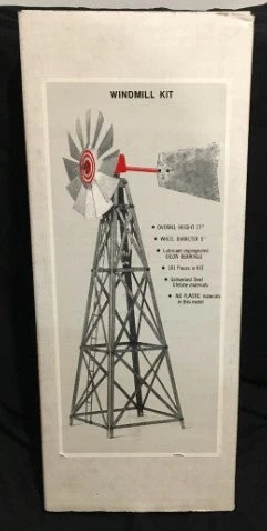 Karedon Limited 141 17" Galvanized Steel Windmill W/5"Diameter Wheel Model Kit