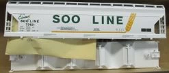 Athearn 863 HO Bev-Bel Soo Line Wheat Colormax ACF Center Flo Hopper # 73421 Kit