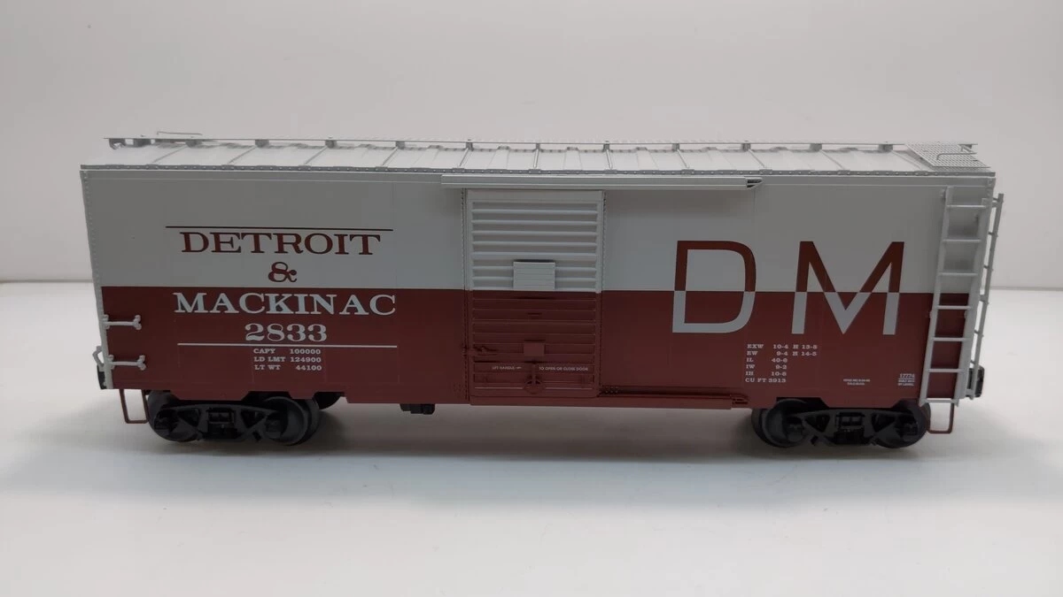 Lionel 6-17774 O Detroit & Mackinac PS-1 Boxcar #2833 4 Lionel 6-17774 O Detroit & Mackinac PS-1 Boxcar #2833 - Image 2