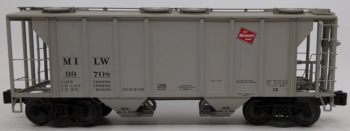 Lionel 6-17030 Milwaukee 2-Bay Hopper #99708 5 Lionel 6-17030 Milwaukee 2-Bay Hopper #99708 - Image 3